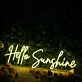 Hello Sunshine Yellow Custom Neon Sign