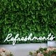 Refreshments White Neon Sign