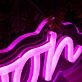 To The Moon Pink LED Neon Sign