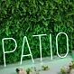 Patio Green Neon Sign