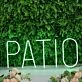 Patio Green Neon Sign
