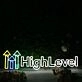 High Level White Neon Sign