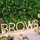 Brows By LC Yellow Neon Sign