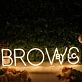 Brows By LC Yellow Neon Sign