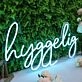 Hyggelig Blue Neon Sign