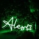 Alex Green Neon Sign