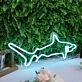 Big Shark Blue LED Neon Sign