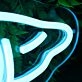 Big Shark Blue LED Neon Sign