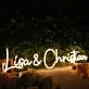 Lisa And Christian Yellow Neon Sign