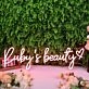 Rubys Beauty Red Neon Sign