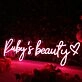 Rubys Beauty Red Neon Sign