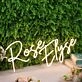 Rose Elyse Yellow Neon Sign