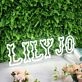 LILYJO White Neon Sign