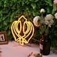 Abstact Pistil Orange Neon Sign