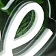 Chloe White Neon Sign