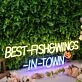 Best Fish And Wings In Town Neon Sign