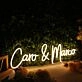 Caro And Marco Yellow Neon Sign