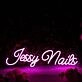 Jessy Nails Pink Neon Sign