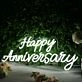 Happy Anniversary Custom Neon Sign