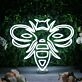High Detailed Bee White Neon Sign