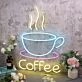 Hot Coffee Custom Neon Sign