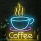 Hot Coffee Custom Neon Sign