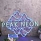 Peak Neon Blue Neon Sign