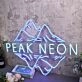 Peak Neon Blue Neon Sign