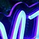 Miami Blue Neon Sign