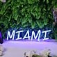 Miami Blue Neon Sign