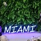Miami Blue Neon Sign