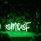 M And F Green Neon Sign