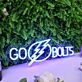 Go Bolts Blue Neon Sign