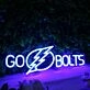 Go Bolts Blue Neon Sign