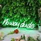 Noway Dude Green Neon Sign