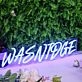 Wasnidge Blue Neon Sign