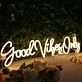 Good Vibes Only LED Yellow Neon Sign