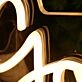 Good Vibes Only LED Yellow Neon Sign