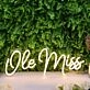 Ole Miss Yellow Neon Sign