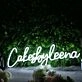 Cakes By Leena White Neon Sign