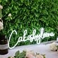 Cakes By Leena White Neon Sign