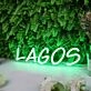 Lagos Green Neon Sign