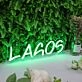Lagos Green Neon Sign