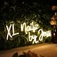 XL Nailz By Jess Yellow Neon Sign