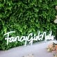 Fancy Girl Nails White Neon Sign