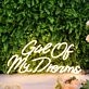 Girl Of My Dreams Yellow Neon Sign