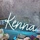 Kenna Blue Neon Sign