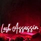 Lash Assassin Red Neon Sign