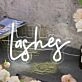 Lashes White LED Neon Sign