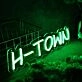 H-Town Green Neon Sign